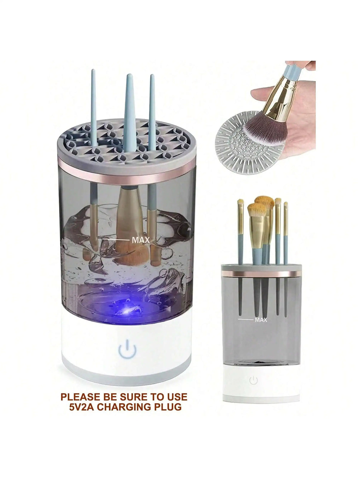 Limpiador eléctrico de brochas