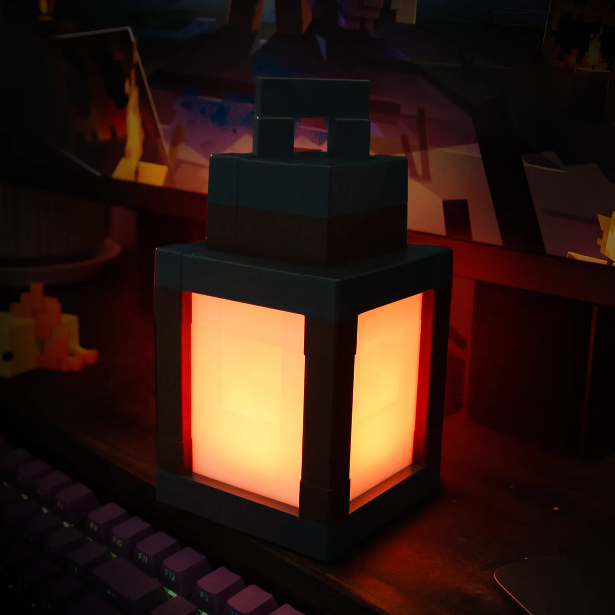 The video game lantern, on your desk