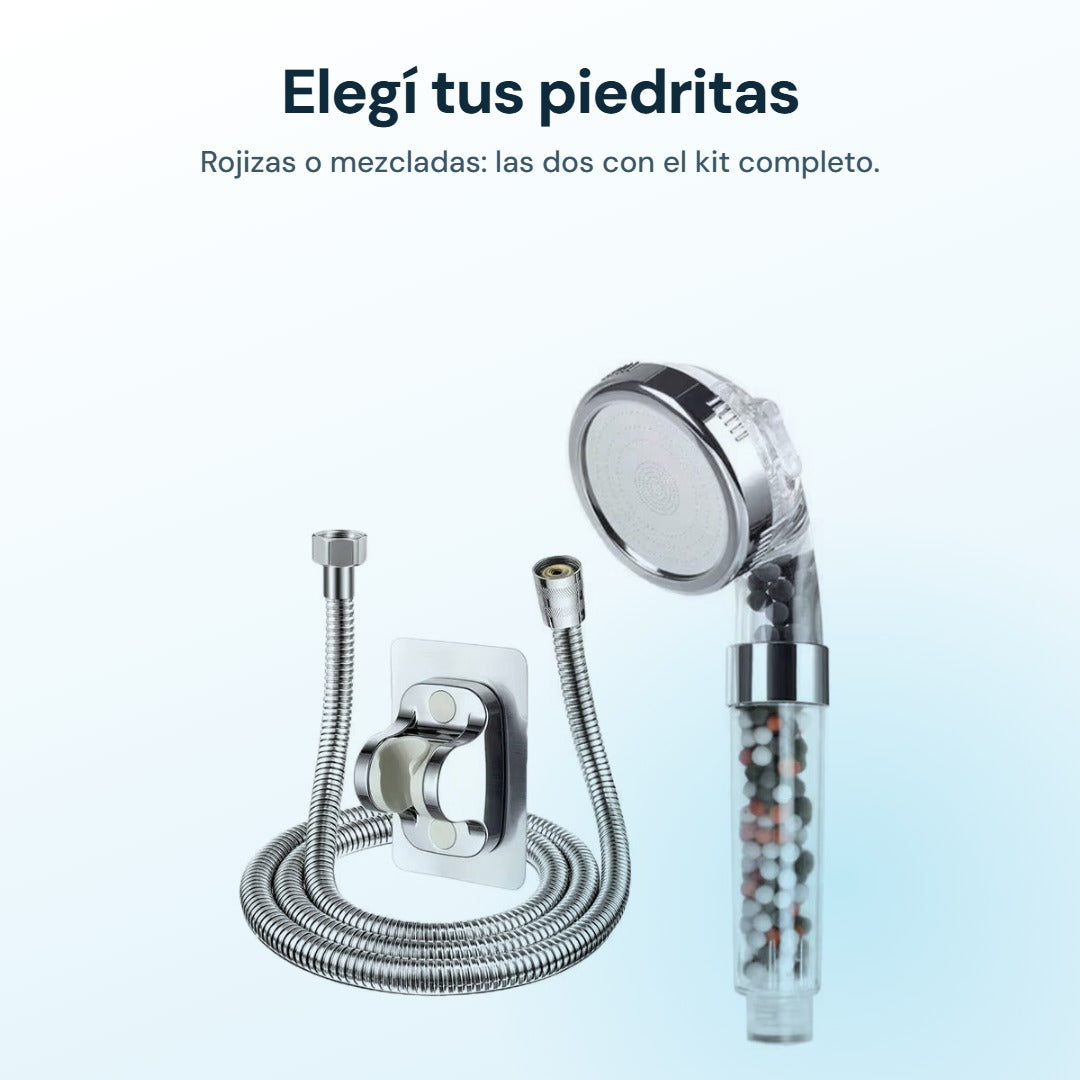 Versión con piedritas mezcladas, con kit completo